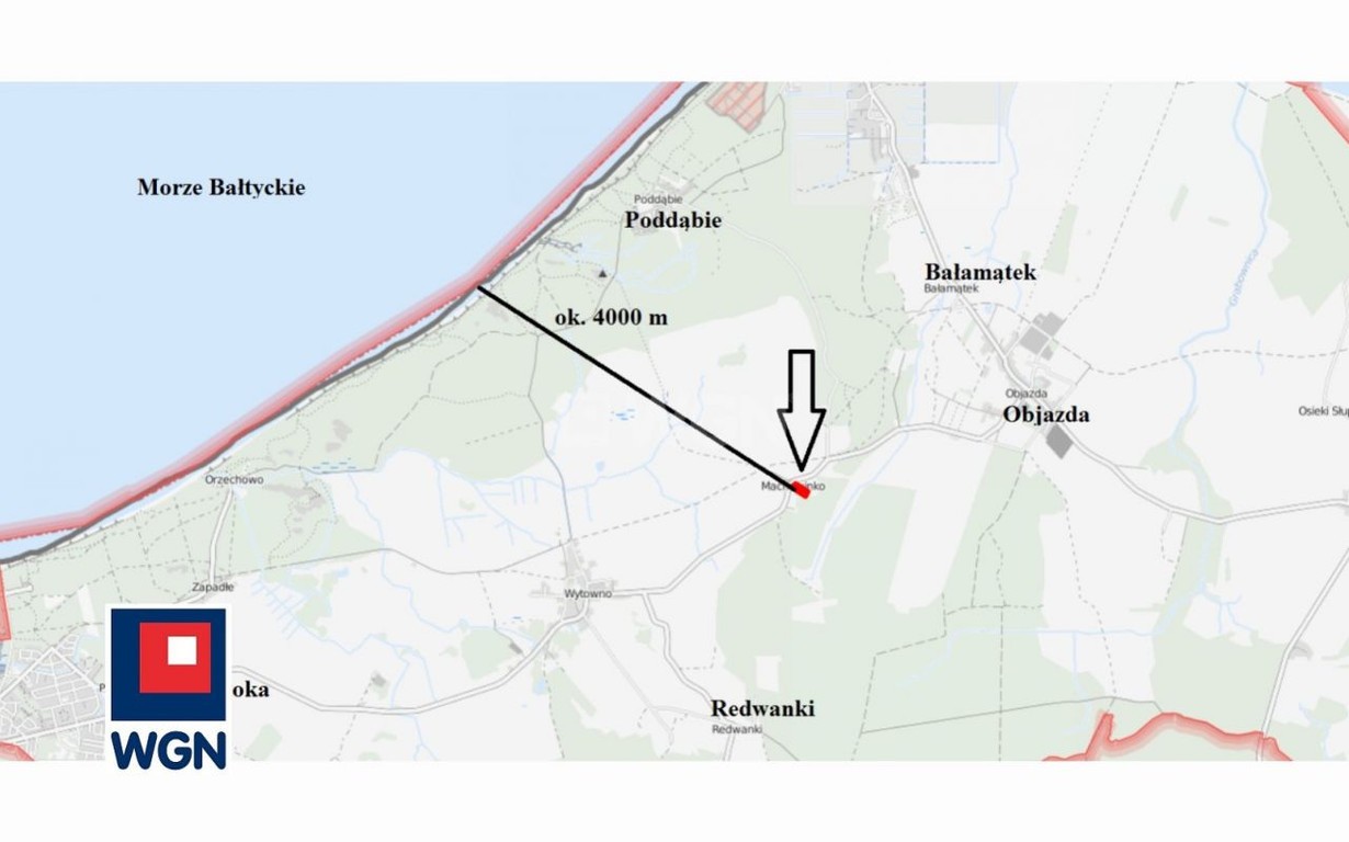 Działka na sprzedaż, 1500 m², Ustka - Widok 4