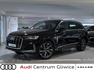 Audi Q7 II S line MatrixLED Akt Tempomat Pneumatyka Dociągi Kamera Indukcja Hak-1