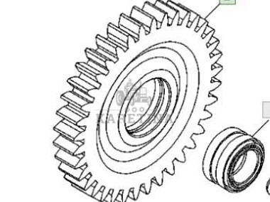 John Deere 8110 8210 8310 8410 Bieg Tryb Zębatka CZĘŚCI R108454-2
