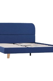 vidaXL Rama łóżka, niebieska, tkanina, 140 x 200 cm 280878-2