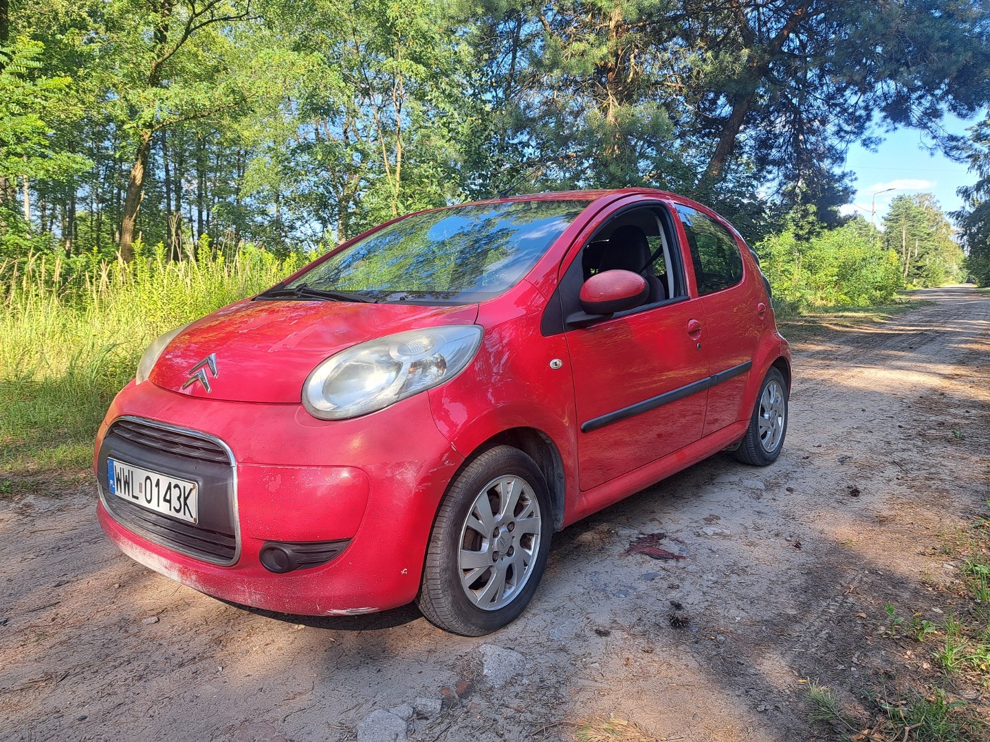 Citroen C1 I Citroen C1 2009 1.4 hdi - klima, szyby elektryczne, centralny zamek.