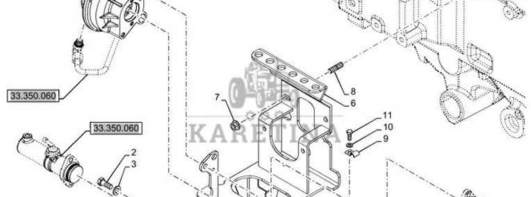 New Holland T6090 Wspornik 48082226-1