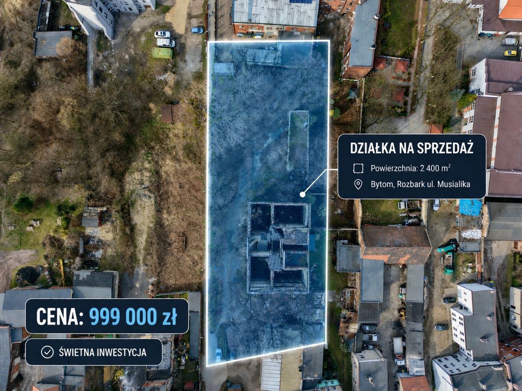 działka lub grunt na sprzedaż