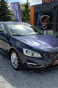Volvo S60 II D3, LED, Kamera cofania, Skórzana tapicerka, HAK, Asystent pasa ruch-2
