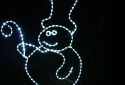 Bałwan mały Ozdoba świąteczna LED 2D