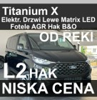 Ford T Tourneo Custom Titanium X 170KM LElektr. Drzwi Lewe Hak Drzwi Lewe Od