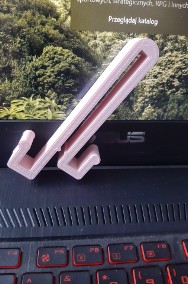 Podwójny wieszak na szybę kabiny różowy 5 mm-2
