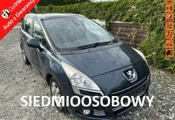 Peugeot 5008 I 7 miejsc, mocna benzyna, klimatronik, nawigacja, DVD, opony wielosez