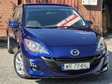 Mazda 3 II 1.6B, Ledy, 1 Właściel, Jak Nowa-124tyś km, Piękny kolor, Z Niemiec