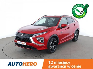 Mitsubishi Eclipse Cross FV23 PHEV 4WD Tempomat Nav Grzane Fotele Skóra HeadUP Radar Kamera L-1