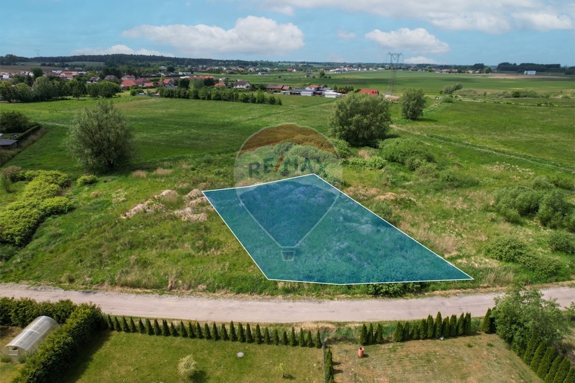 Działka 1074 m² w Starych Bielicach – pohled 4