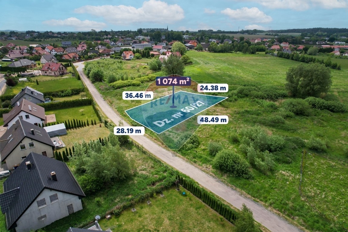Działka 1074 m² w Starych Bielicach – další