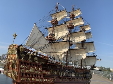 Drewniana Replika statku żaglowca Sovereign Of the Seas 95cm i inne Unikat-1