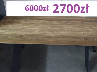 - 55% Nowy stół z drewna tekowego firmy Dakota Fields 200x100 cm  2700zł-1