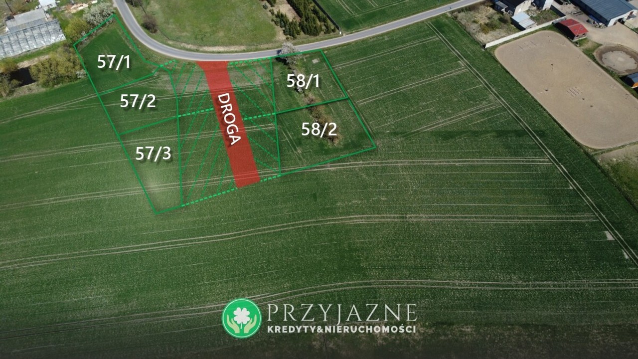 Urokliwe nieduże działki na sprzedaż - KOCANOWO - gm. Pobiedziska - Widok 2