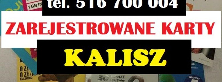 Zarejestrowane karty do komórki Kalisz zarejestroane karty SIM startówki aktywne-1