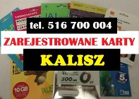 Zarejestrowane karty do komórki Kalisz zarejestroane karty SIM startówki aktywne