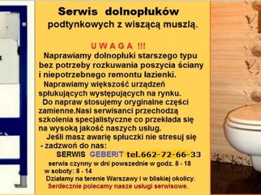 GEBERIT-wc serwis spłuczek zabudowanych,części zamienne.-1