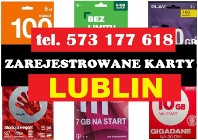 Zarejestrowane startówki telefoniczne Lublin karty SIM do komory aktywne SIM