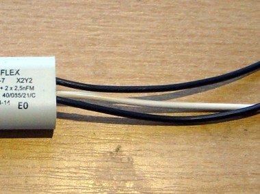 Kondensator przeciwzakłóceniowy KSPpz-7, 0,18µF+2*2500pF-1