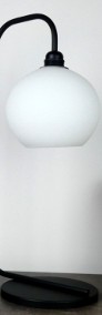 Lampa biurkowa BOLLESTAD biała kula szkło nowoczesny-4