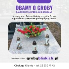 Opieka nad grobami Stare Babice - mycie grobu, znicze i kwiaty na grób