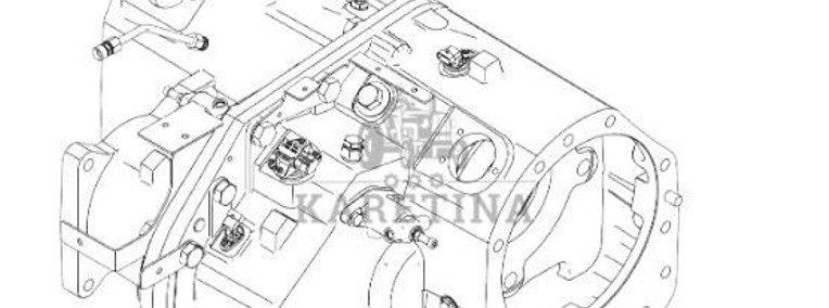 Claas Jaguar 970 - przednia oś napędowa - skrzynia biegów 0007742306 0017044410-1