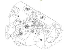 Claas Jaguar 970 - przednia oś napędowa - skrzynia biegów 0007742306 0017044410