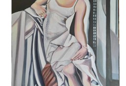 Sprzedam obraz Tamara Łempicka- Portret Pani Allan Bott- duży obraz