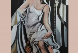 Sprzedam obraz Tamara Łempicka- Portret Pani Allan Bott- duży obraz