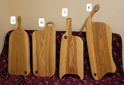 Drewniane, nietuzinkowe deski do krojenia, serwowania