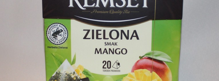 Herbata zielona Remsey o smaku mango ekspresowa 20 torebek-1