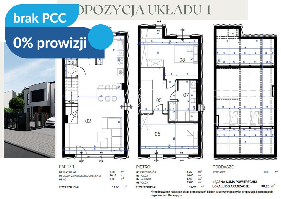 Dom w Łochowie w cenie mieszkania-0%PROWIZJI
