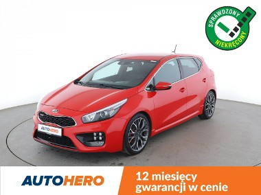 Kia Cee'd II 1.6 TGDI 6MT GT-Track Klima Navi Tempomat Grzane Fotele Kamera Xenon-1