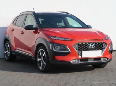 Hyundai Kona , Salon Polska, Serwis ASO, Skóra, Navi, Klimatronic,-1