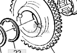 John Deere 6800 6900 Bieg Koło Zębate CZĘŚCI R94775