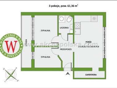 Mieszkanie, sprzedaż, 61.36, Warszawa, Ochota-1