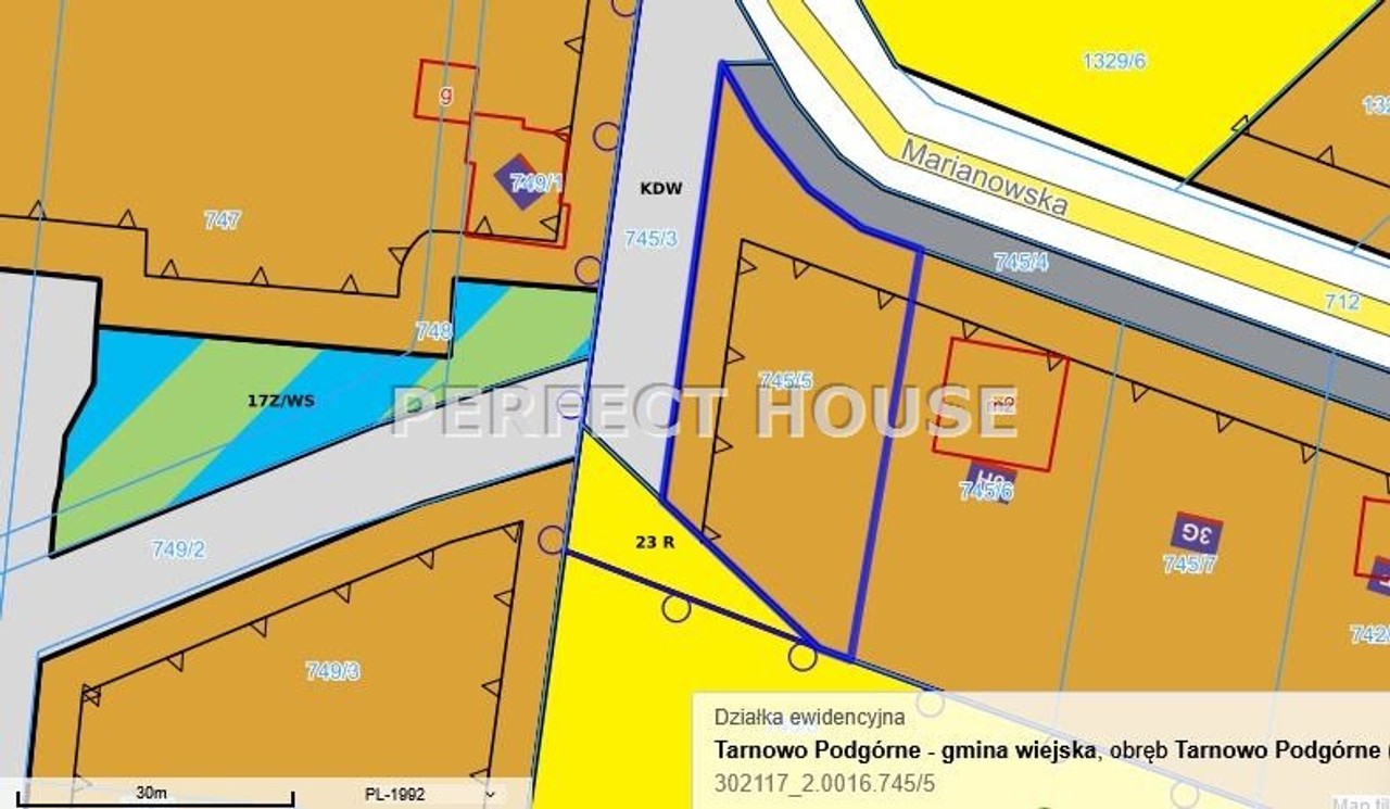 Działka z MPZP w Tarnowie Podgórnym - Widok 3
