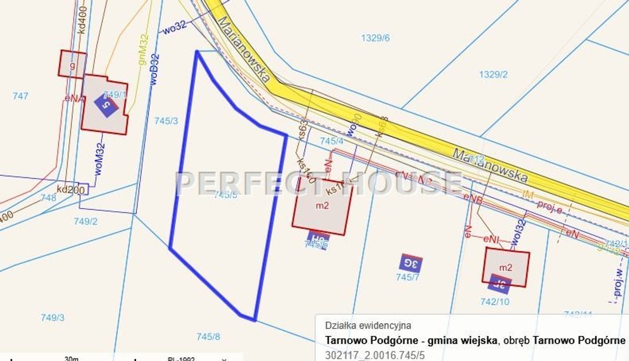 Działka z MPZP w Tarnowie Podgórnym - Widok 5