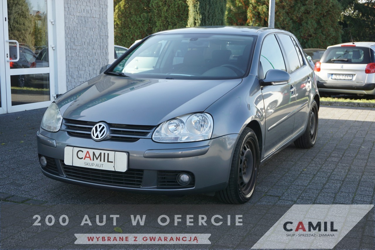 Volkswagen Golf V 1.9 TDI 105KM, Climatronic, 5 Drzwi, Pełnosprawny, Zarejestrowany