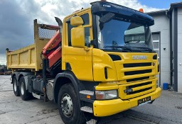 Scania P-series SCANIA P340 – WYWROTKA + ŻURAW PALFINGER PK12001