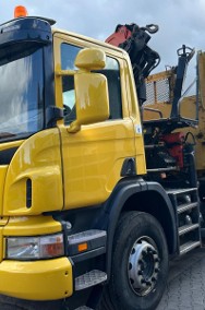 SCANIA P340 – WYWROTKA + ŻURAW PALFINGER PK12001-2