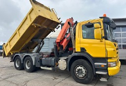 Scania P-series SCANIA P340 – WYWROTKA + ŻURAW PALFINGER PK12001