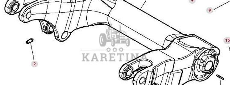 Massey Ferguson 5410 Ramię Podnośnika 4308906M3-1