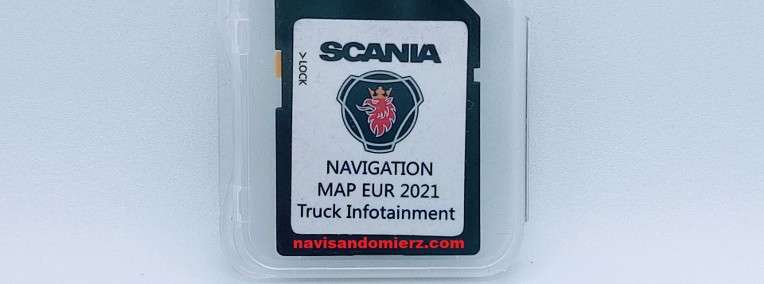 Karta SD - mapa do nawigacji Scania EU-1