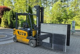 wózek widłowy wózek czołowy Wózek widłowy Jungheinrich EFG 320 / chwytak do kartonów MEYER