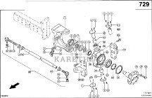 Claas Lexion 600 WAŁ KOŁA 0007698082 (Oś kierowana 2,87m - 3,27m, przestawialny korpus)