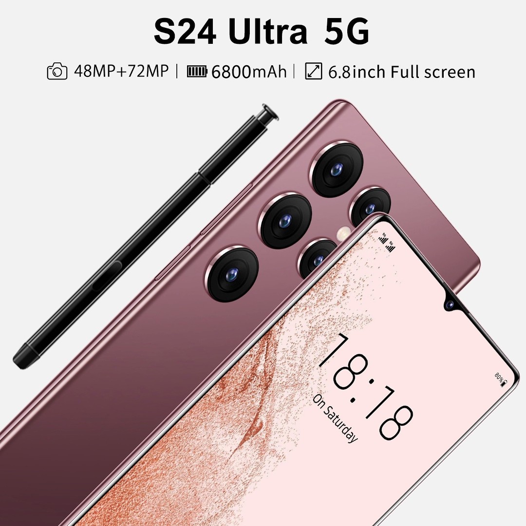 S24 Ultra 7.0 Inch HD Screen Smartphone 16GB+1TB 5G Dual Sim Celulares  Android13