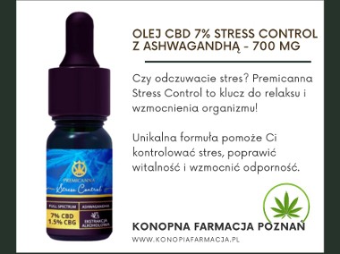 Olejek CBD na stres - Stress Control z Ashwagandhą Premicanna-CBD 7%-1