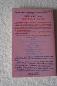 Ursula K. Le Guin Jesteśmy snem  Wydanie I  -2